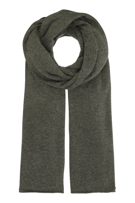 Luna - kæmpetørklæde i cashmere - Army Green