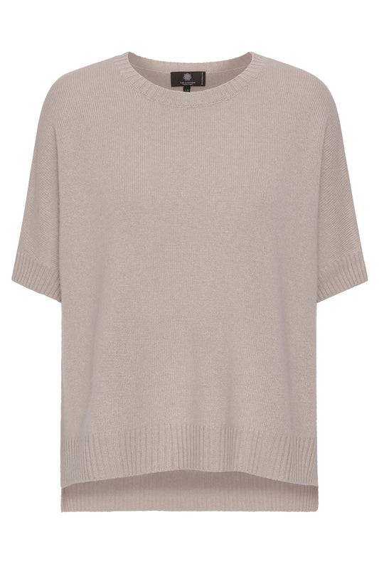 Tilde - Cashmere T-poncho - Sand