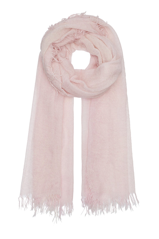 Pure Cashmere_scarf_Toni_Lyserød