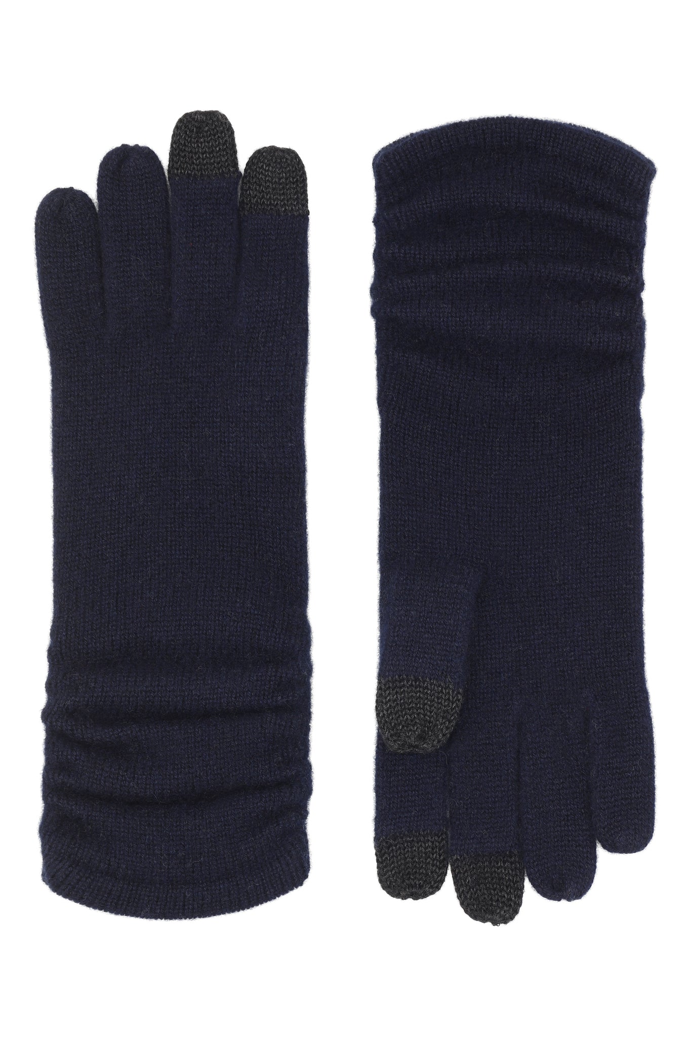 Touch - cashmere handsker - Mørk marineblå