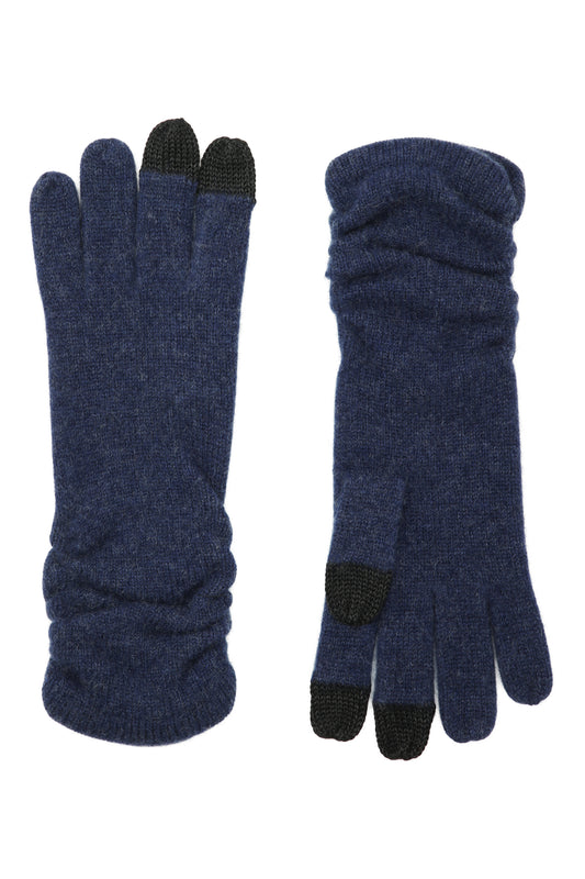 Touch - cashmere handsker - Indigoblå