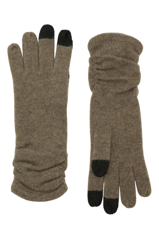 Touch - cashmere handsker - Lysebrune