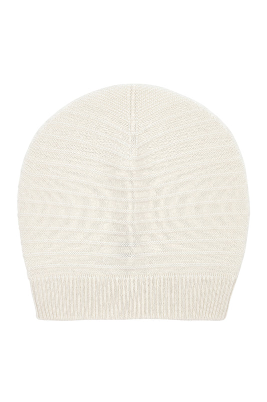 Beate - cashmere hue (beanie) - Hvid